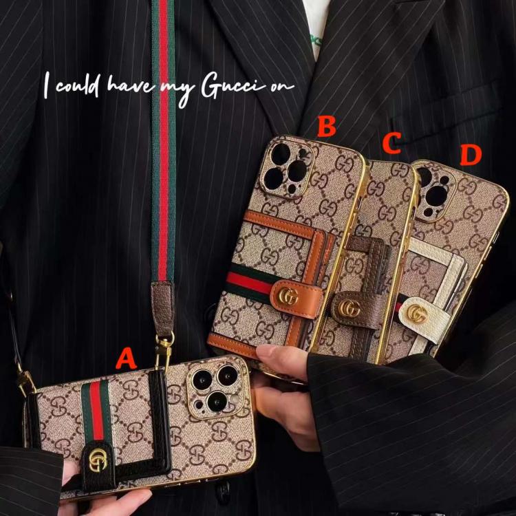 【FB007】グッチ ❤️ 高級品 ❤️ iPhoneケース
