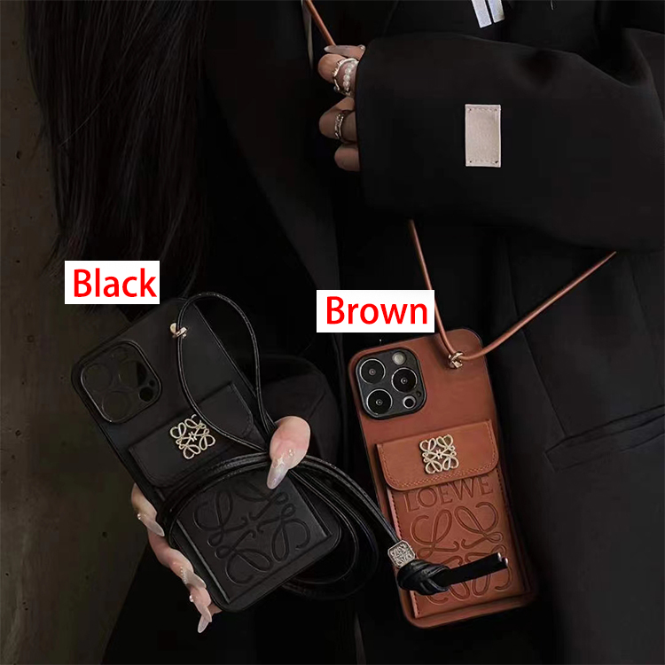 【FB015】ロエベ ❤️ LOEWE❤️ 高品質 ❤️ レザー ❤️ ファッション ❤️ iPhoneケース ❤️ スマホケース